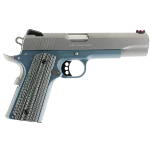 COLT Series 70 Competition 1911 45ACP 5" 8rd Pistol - Blue Titanium / Stainless w/ Grey G10 Grips