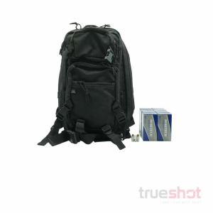 BACKPACK DEAL: Black Glock Multipurpose Backpack and 500 Rounds of Ammo - Magtech 9mm 115 Grain Steel