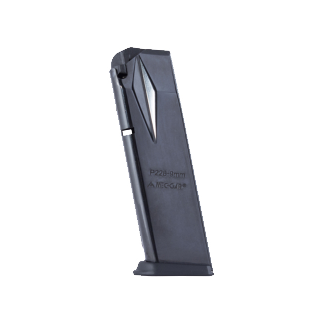 Mec-Gar Sig Sauer P228 9mm 15rd Flush Fit Magazine, Blued - MGP22815B