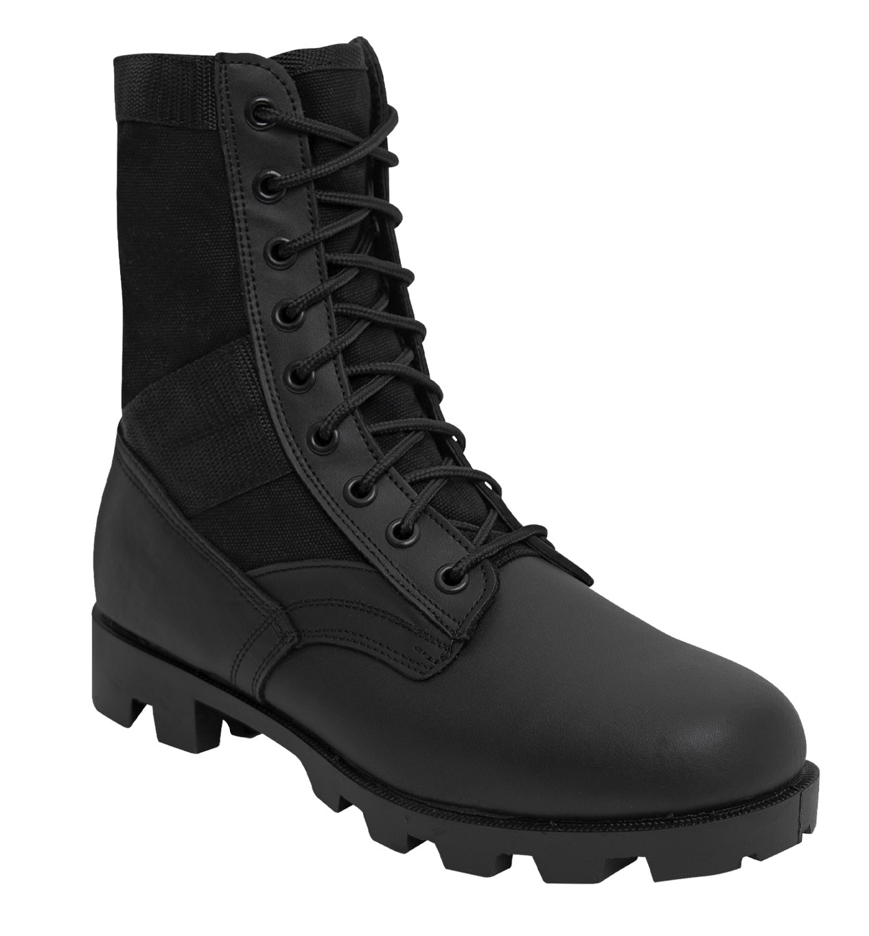 Rothco Jungle Boots - 8 Inch, Black, Regular, Shoe Size 16