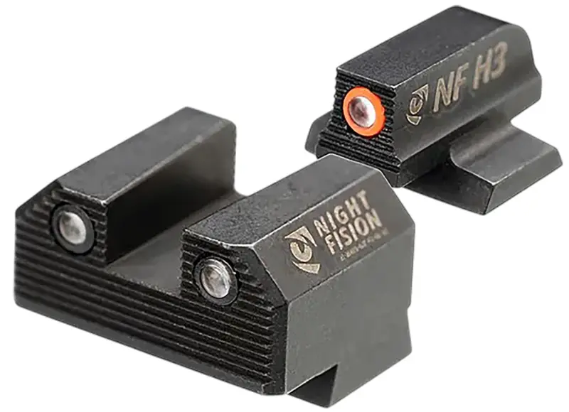 Night Fision CNK029187250OGZG Mete SF Stealth Orange Tritium Rear Black Frame Fits Canik