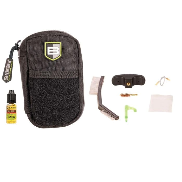 Breakthrough Clean Badge .44 Cal/.45 Cal Pull-Through Cleaning Kit w/Molle Pouch