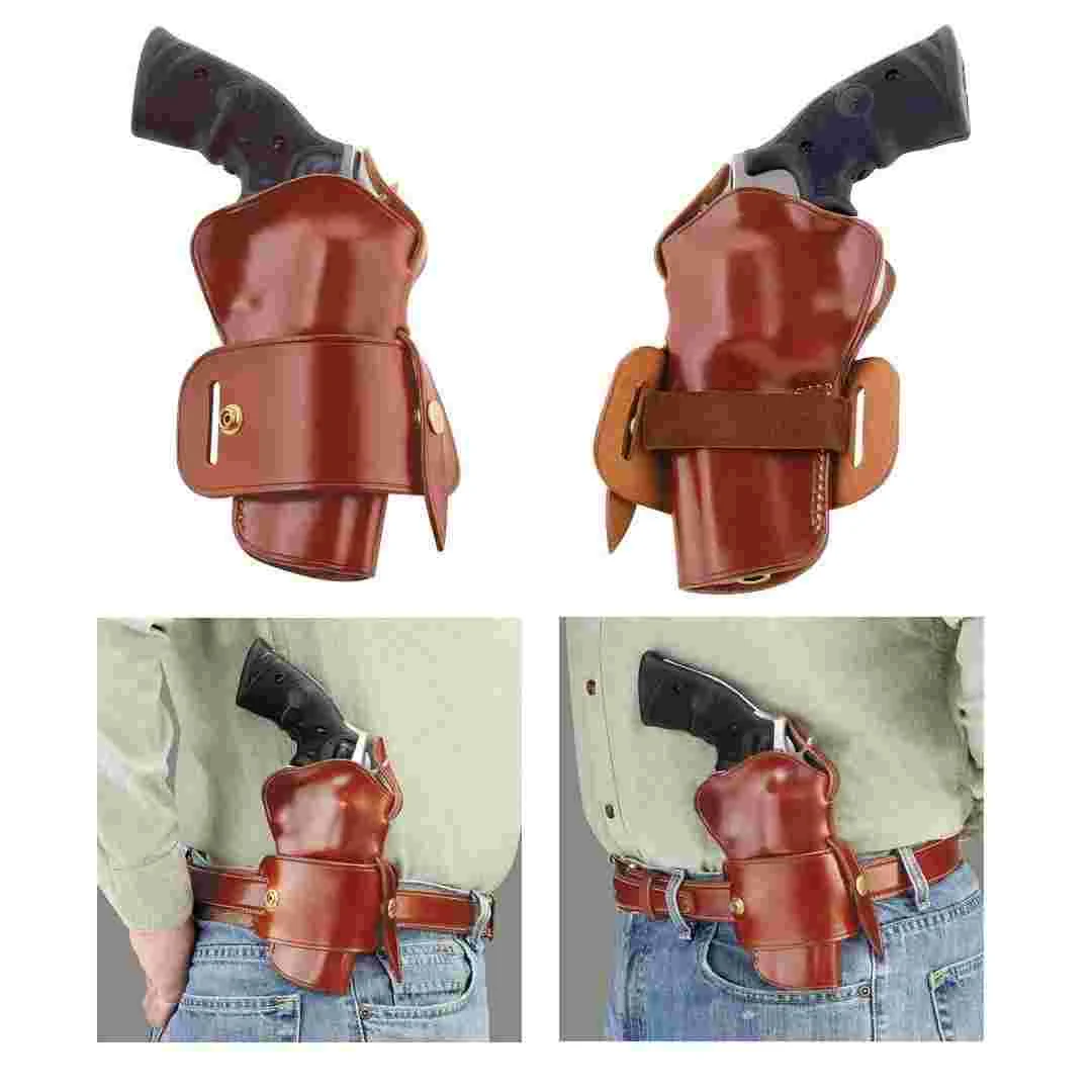 Galco Wheelgunner Belt Holster S N Frame 29/629 4" Tan Ambidextrous