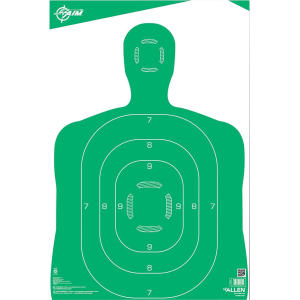 Allen EZ AIM Silhouette 12x18 Target Green- 10/ct