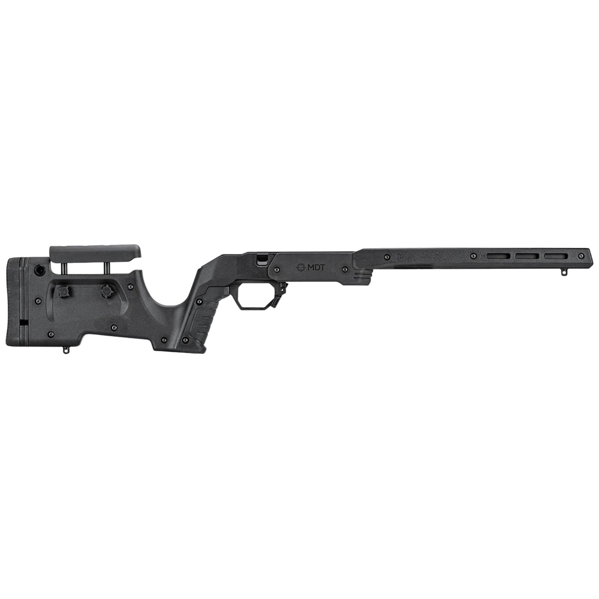 MDT XRS Rifle Chassis System Fits Tikka T1X Black - MDT XRS Rifle Chassis for Tikka T1X for High-Performance Tactical Shooting - 105524-BLK