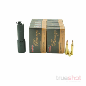 BUNDLE DEAL: Black Sig Sauer Foxtrot-MSR Compact M-Lok Rifle Light and 200 Rounds of Ammo - PMC 223 55 Grain