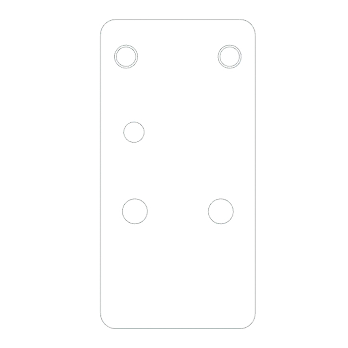 Beretta Optic Plate Kit - Full Optic Plate Kit for APX A1 Carry - EUS03063