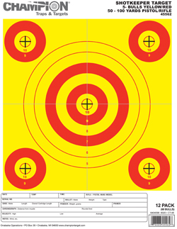 Champion SHOTKEEPER 5BULLS Y/R SMALL 45562