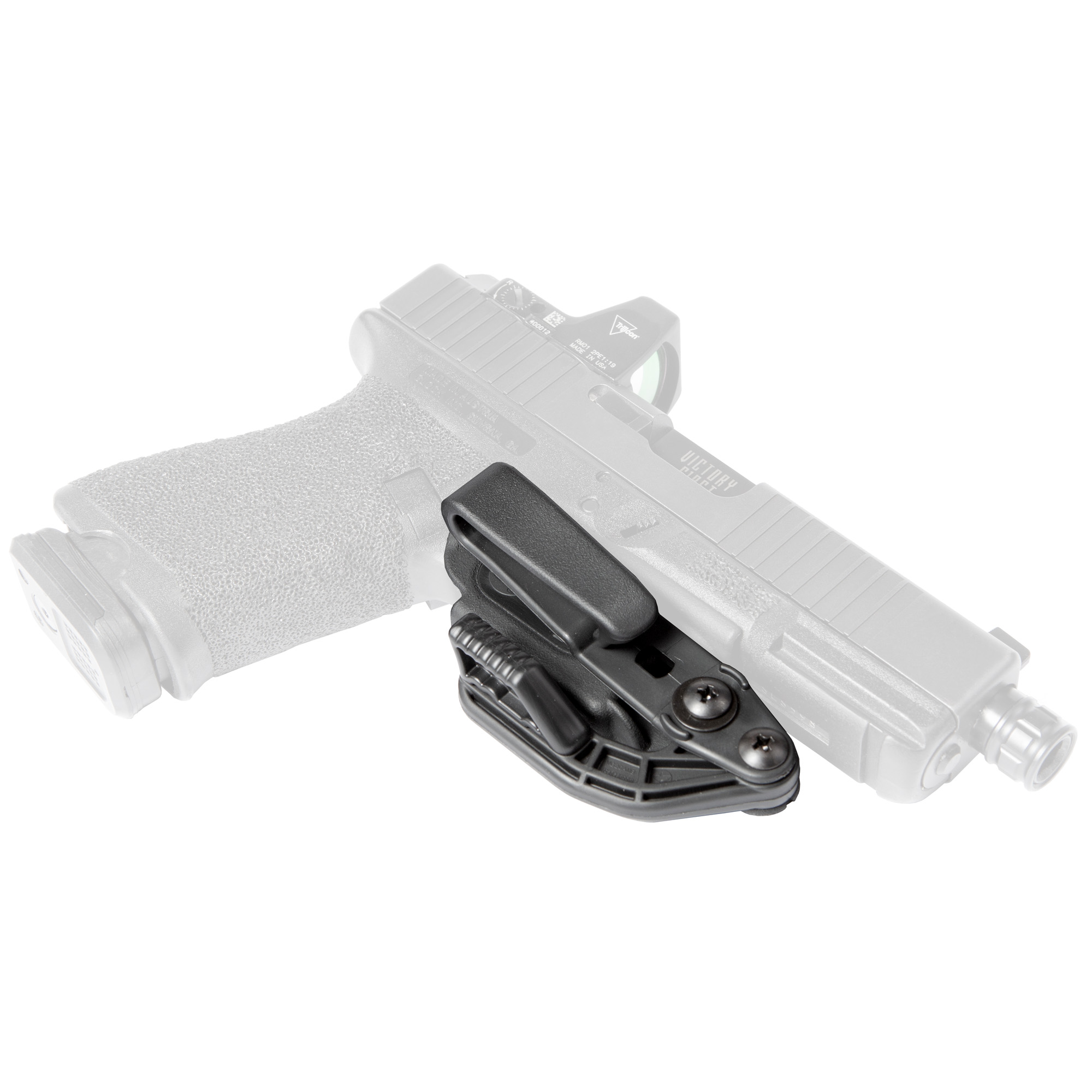 Raven Concealment Ambidextrous IWB Holster for Glock Pistol Models, Black - VG2GLBKOHADV