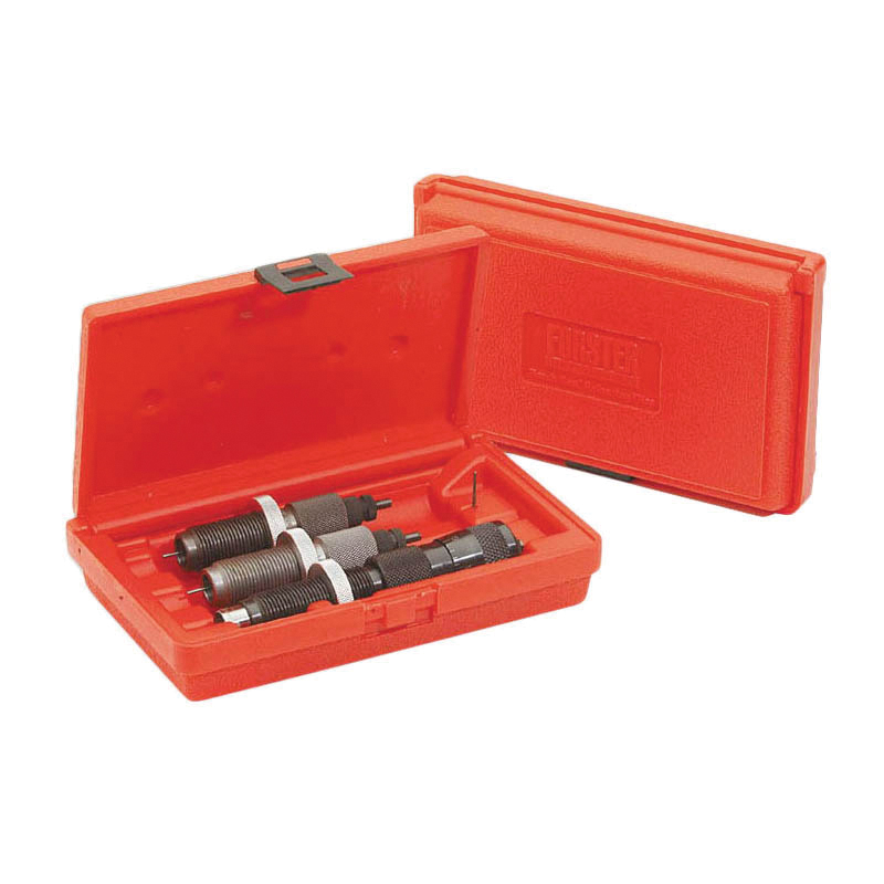 Forster 8.50" L x 2.50" H Deluxe 3-Die Storage Box, Red