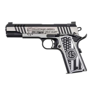 Kahr Trump 1 Custom 1911 .45 ACP Pistol, 5-Inch, Black Cerakote, Three-Dot Sights, Used