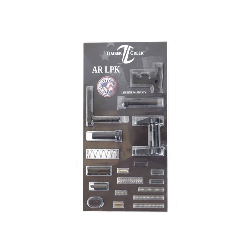 Timber Creek Lower Parts Kit, Black - AR LPK BL
