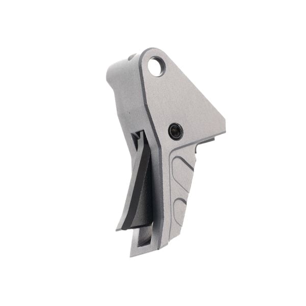 Tyrant Designs CNC I.T.T.S Straight Blade Trigger, Gray/Black