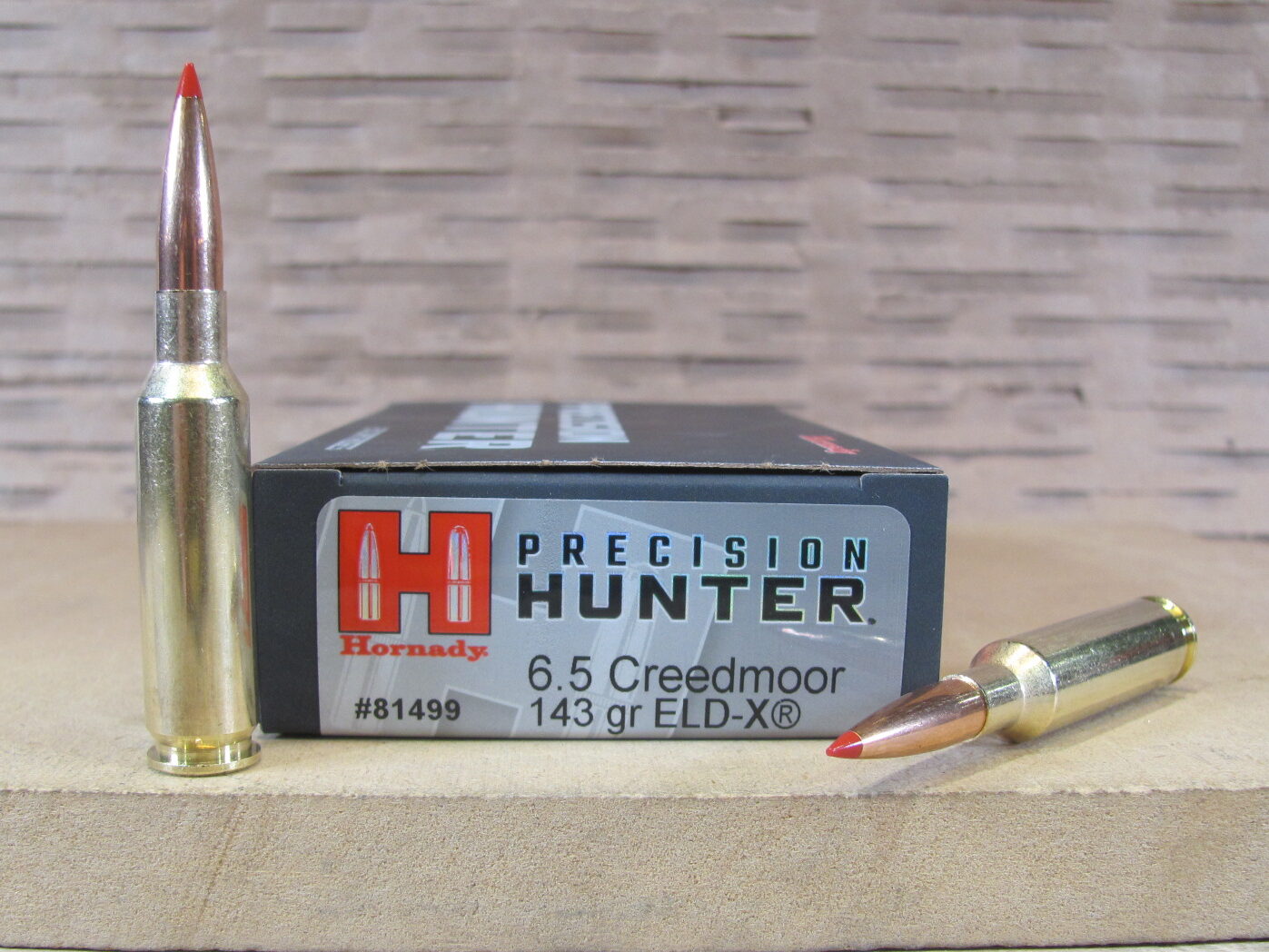 200 Round Case – 6.5 Creedmoor 143 Grain ELD-X Hornady Precision Hunter Ammo – 81499