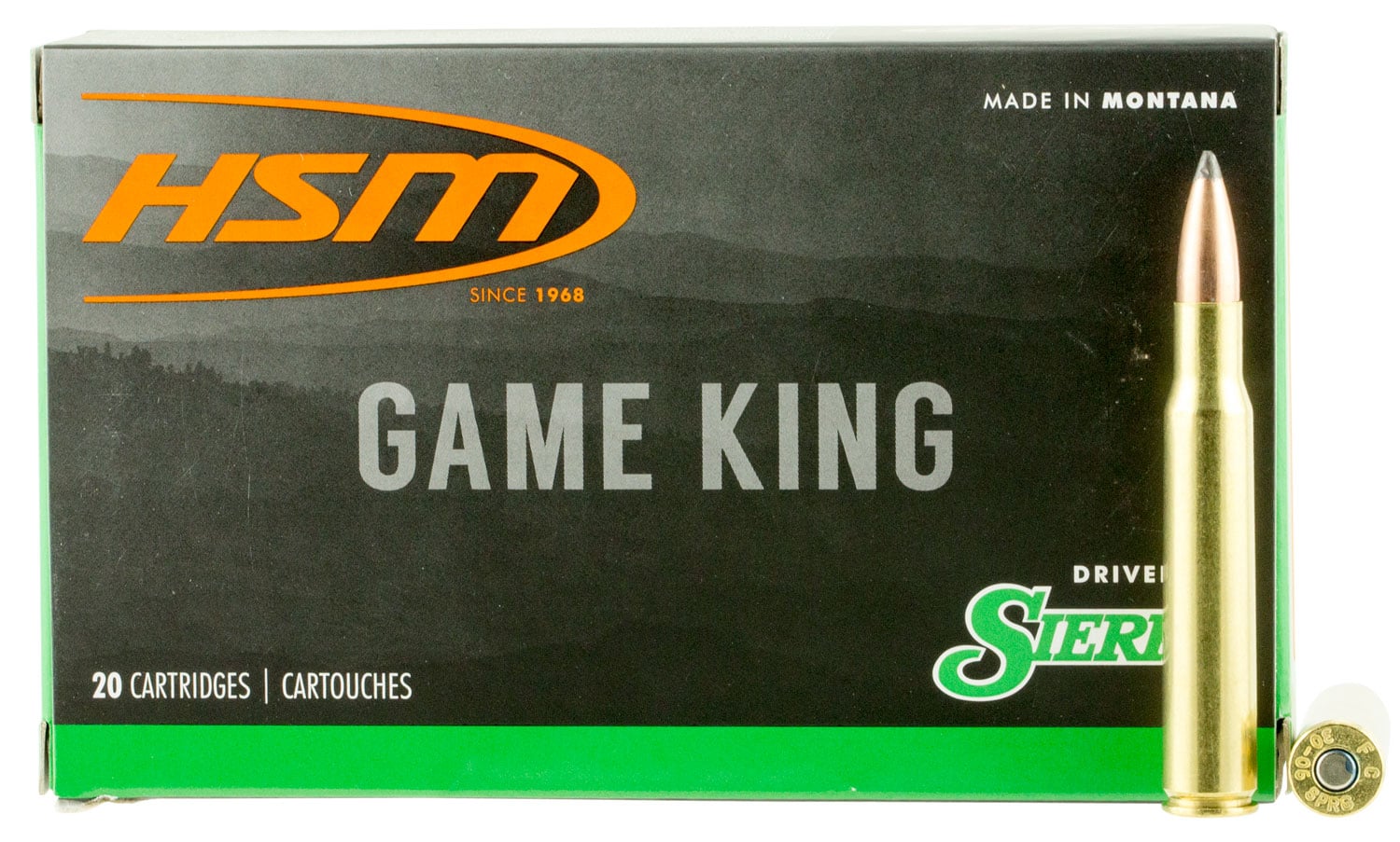 HSM 25-06 REM 117GR GAME KING – 20RD 20BX/CS - No Credit Card Fees - Low, flat rate shipping