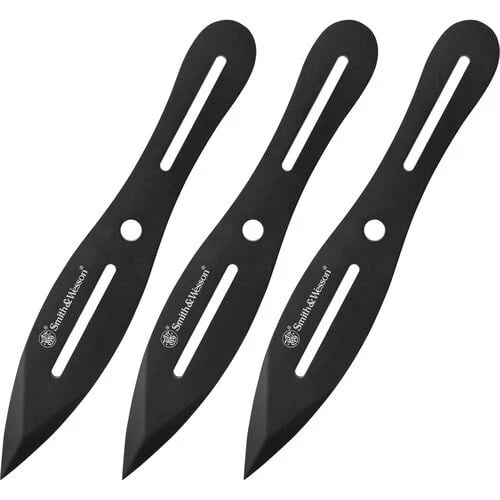 Smith & Wesson Bullseye Throwing Fixed Knives w/ Sheath - SWTK8BCP