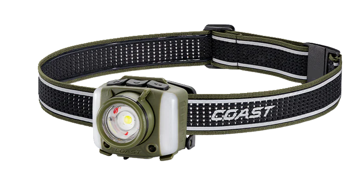 Coast FL95R USB-C Rechargeable GLIDE Focus Headlamp
