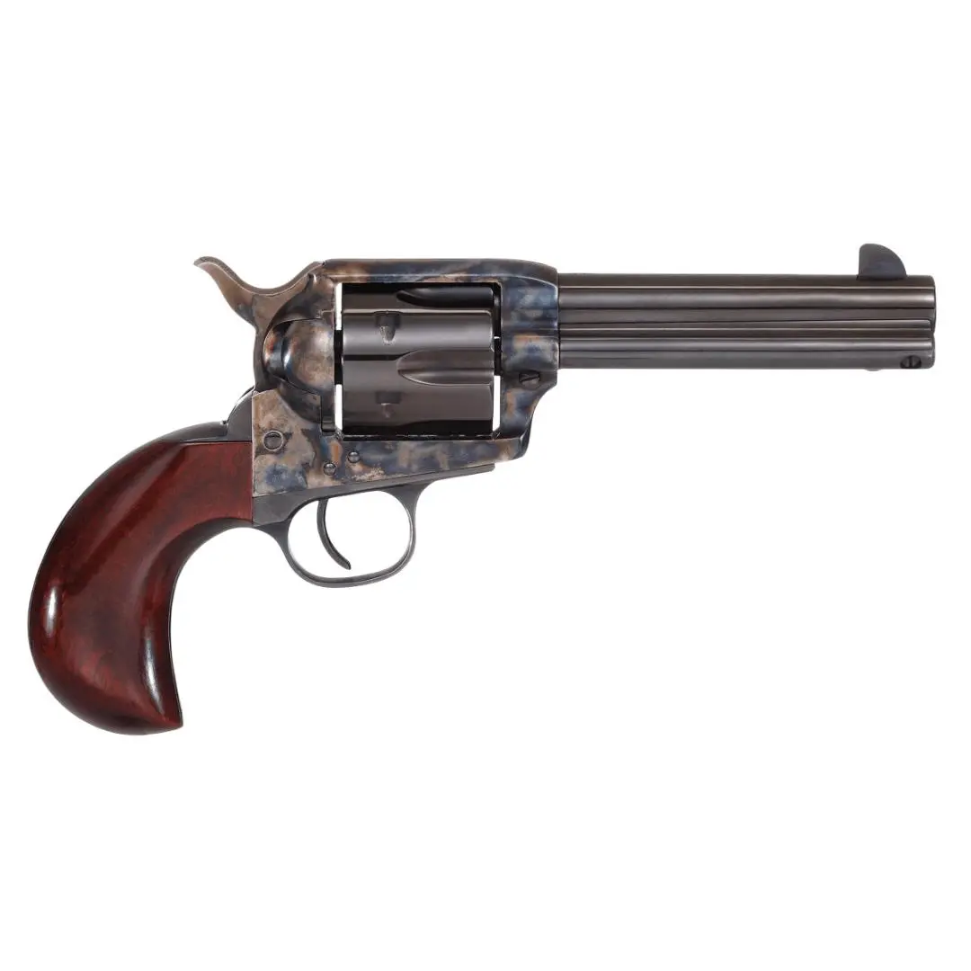 Taylor Company 1873 Cattleman Handgun .357 Mag/.38 Spl 6rd Capacity 4.75" Blued Barrel Case Hardened Frame Wood Grip