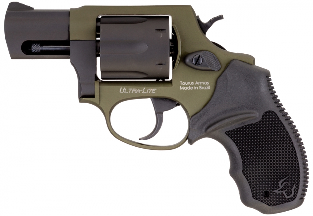 Taurus 856 Ultra-Lite Revolver .38sp 2" 6rd, Charcoal Green / Black