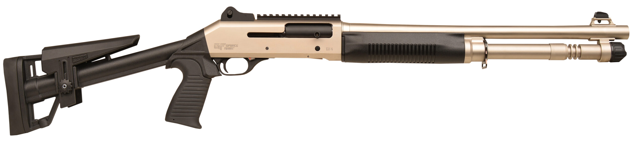 GForce GF4 12GA Semi-Auto Shotgun 18.5" Nickel Black