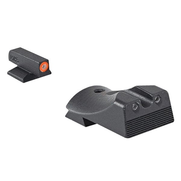Mepro Hyper-Bright Night Sight Front/Rear, Orange/Green - 412183131