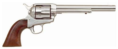 Cimarron Frontier 45LC Revolver - 7.5" Stainless Walnut