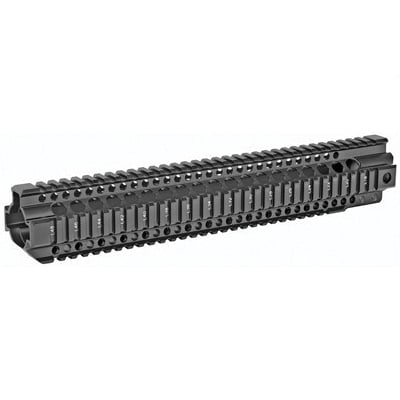 Midwest Industries 14" Quad Rail Combat T-Series Free Float Handguard, Black Anodized - MI-CRT14