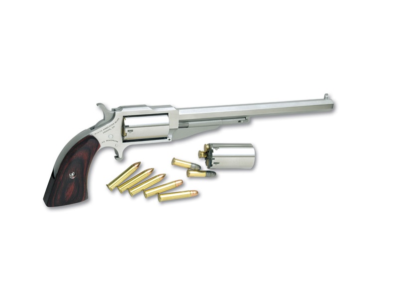 North American Arms THE EARL 22LR/22MAG 6" SS 5SH NAA-1860-6C | PUSH BTN LATCH