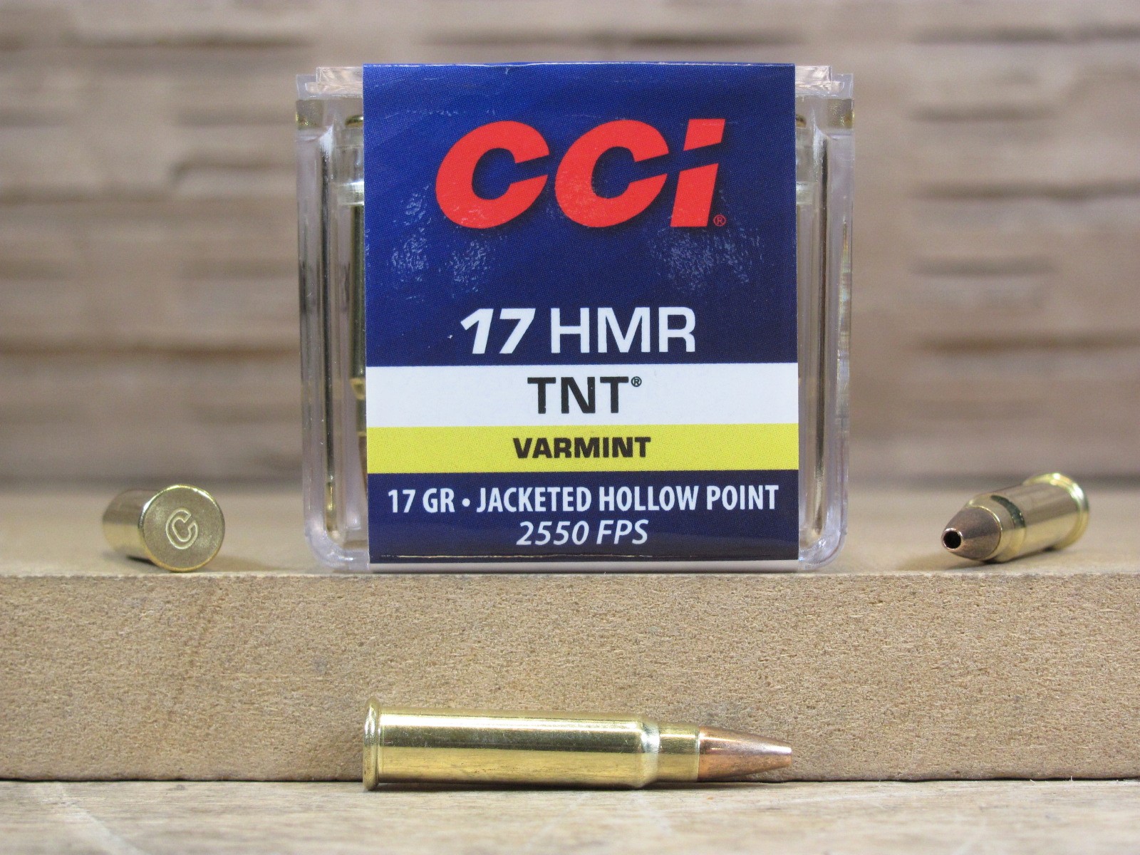 500 Round Brick – 17 HMR CCI TNT 17 Grain Hollow Point Ammo 0053