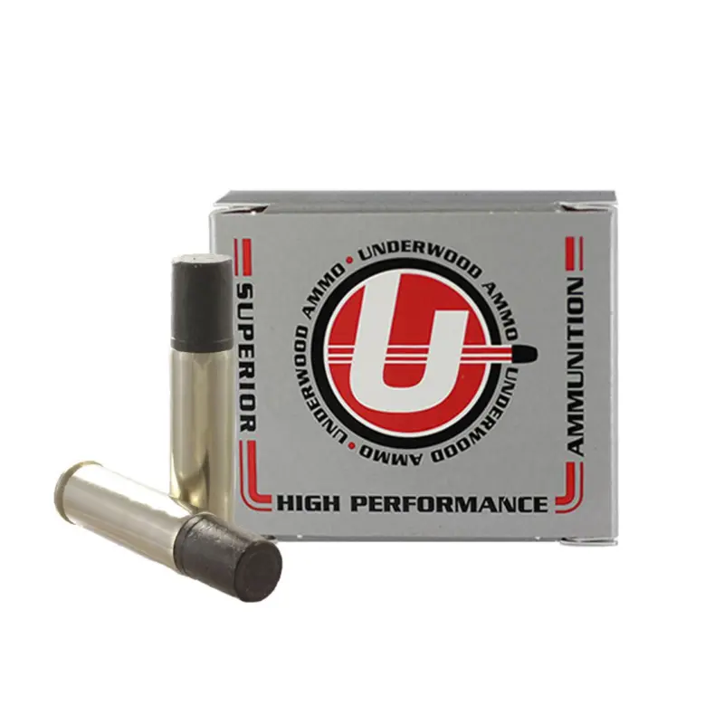 Underwood Ammo Lead Wide Flat Nose Handgun Ammunition 500 S 700gr FN 1200 fps 20/ct