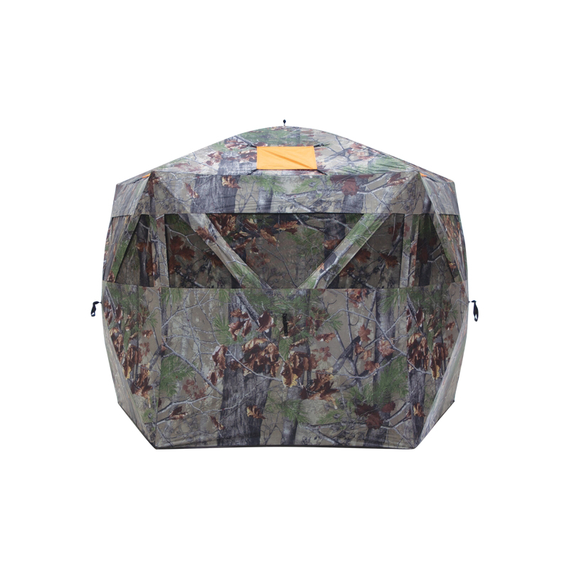 Barronett Blinds Feather Five 72" 2-Vertical Corner 5-Sided Blind, Bloodtrail Backwood Camouflage