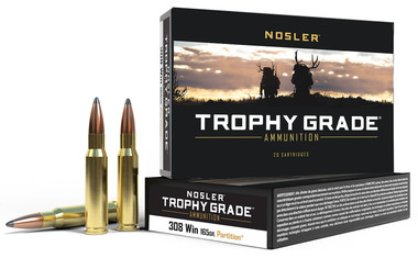 Nosler Trophy Grade .308 Win 165 Grain Partition Soft Point (SP) Ammo