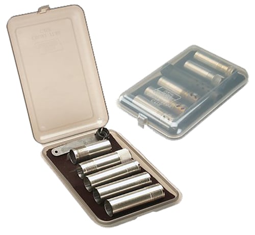 MTM Case Gard 10/12/20 Gauge 6 Round Choke Tube Box, Clear Smoke - CT6-41