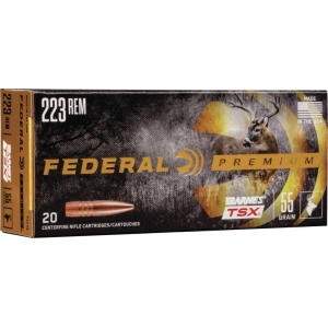 Federal P223S Premium 223 Rem 55 gr Barnes Triple-Shock X - 20rd Box