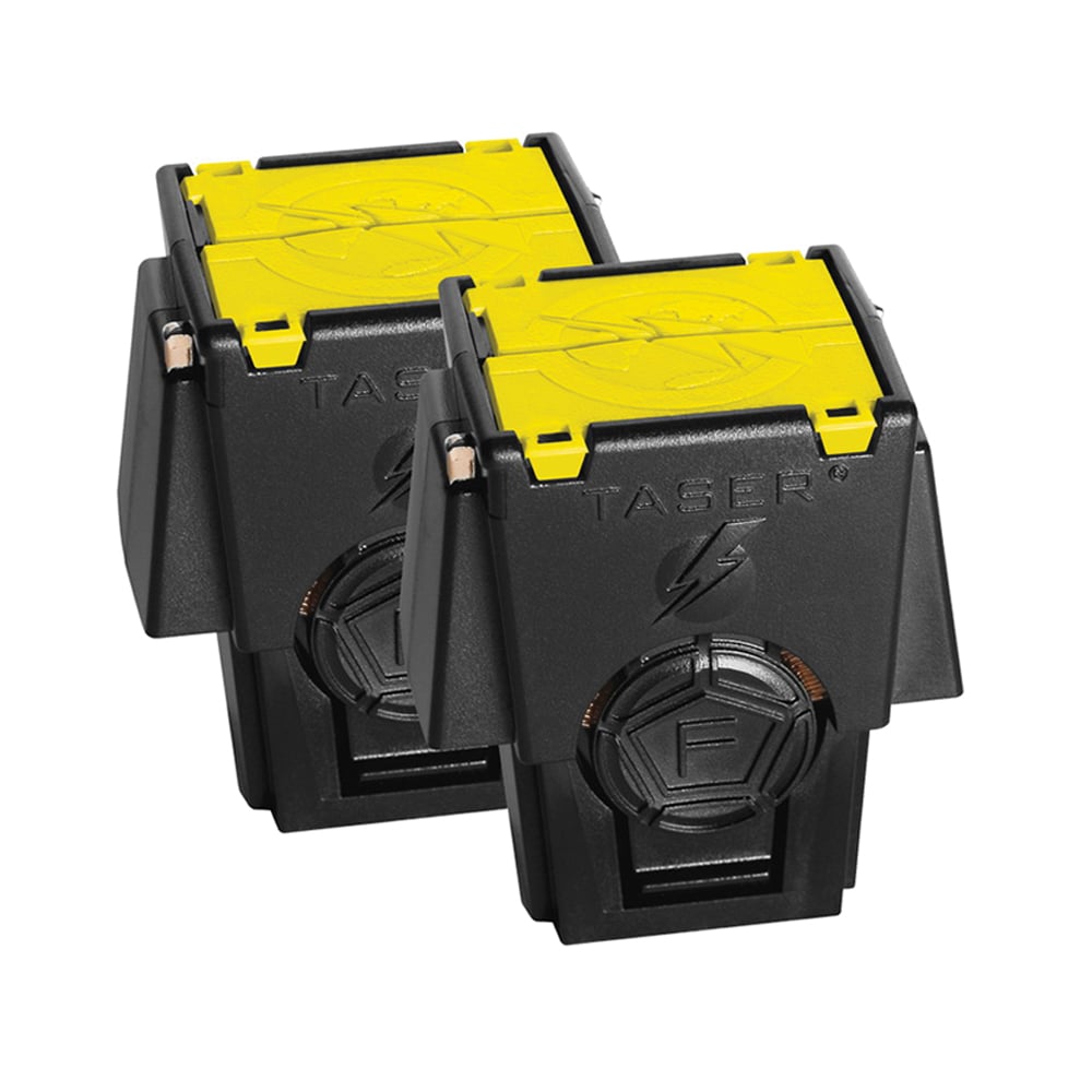 TASER 2-Pack Reload Air Cartridge for X26P Professional Stun Gun, Black/Yellow - 34220