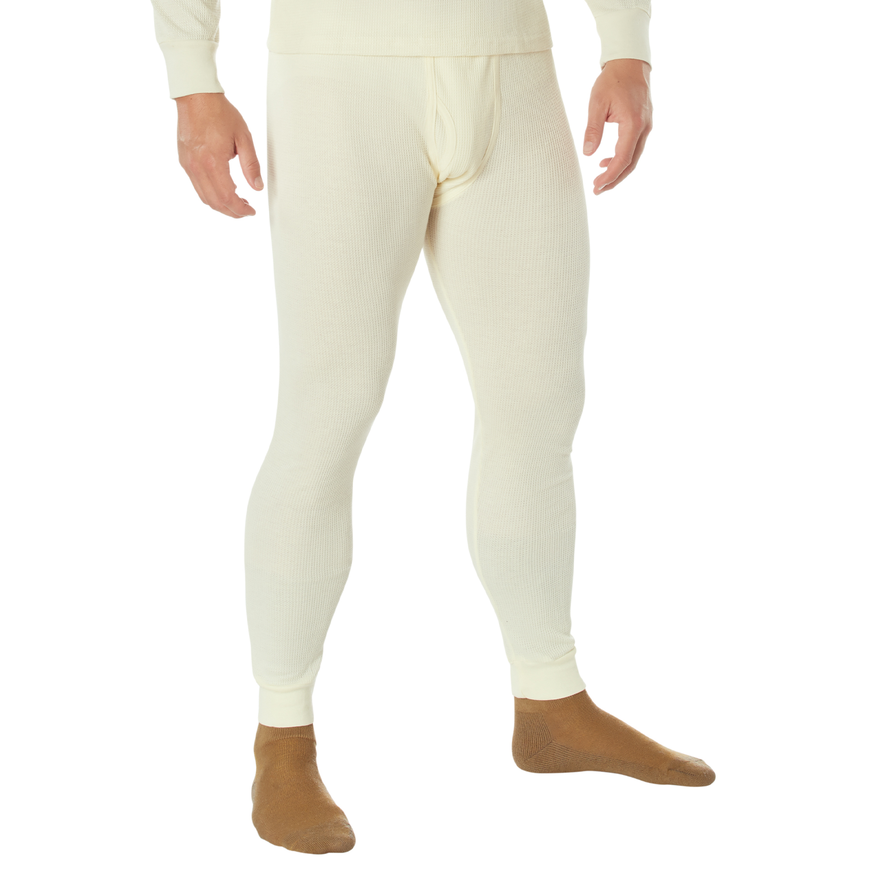 Rothco Thermal Knit Underwear Bottoms - Natural, X-Large