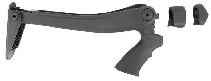 Ati Outdoors Advanced Technology MTF4900 Shotforce Shotgun Stock Marine Edition Top Folding Black Synthetic for Moss 1220 GA Rem 870 12 GA Win 1220 GA