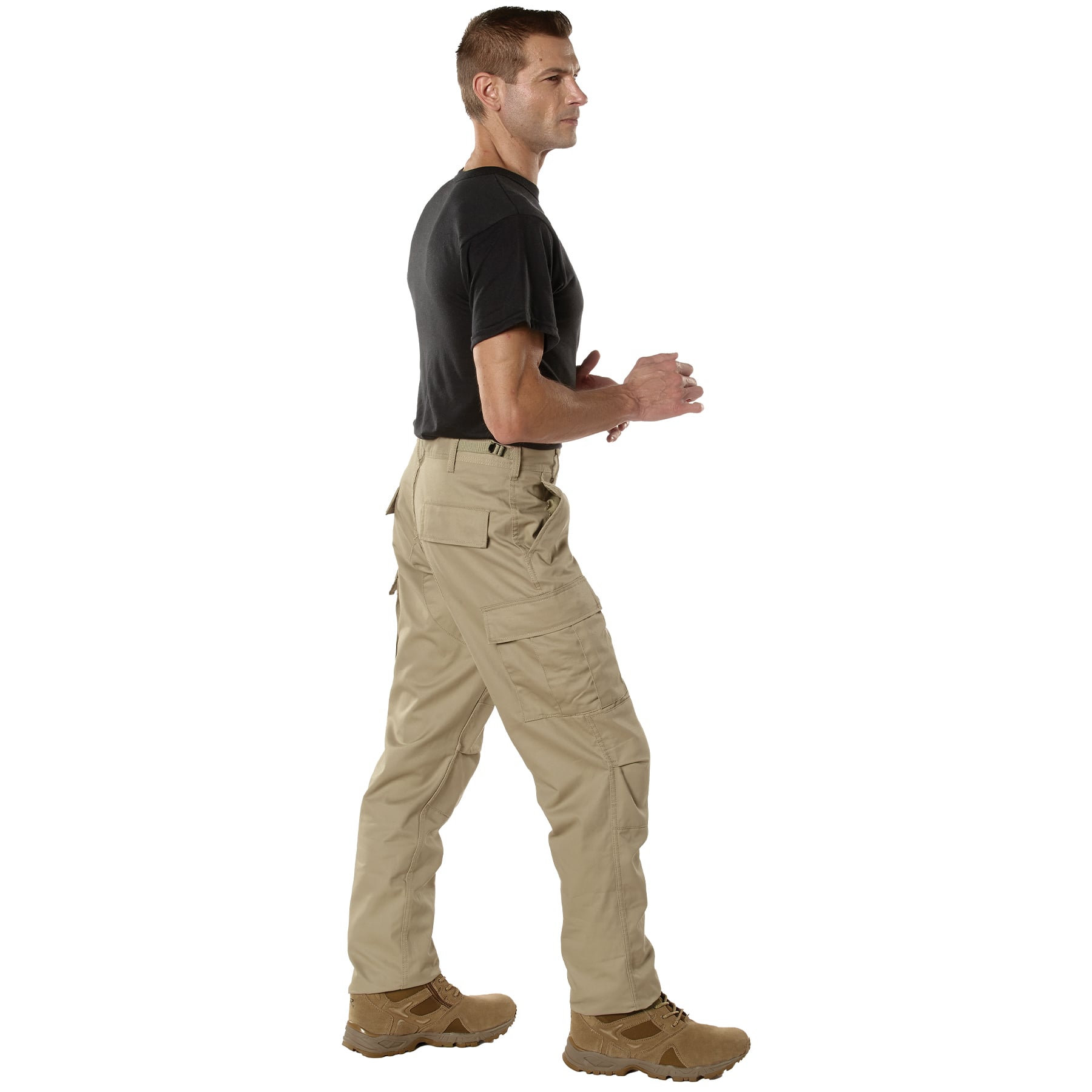 Rothco Tactical Bdu Pants - Khaki, Medium - Long