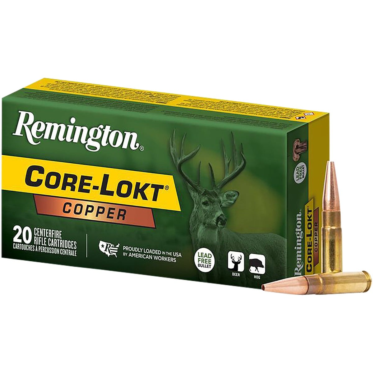 REMINGTON 300 AAC 120GR COPPER – CORE-LOKT HP 20RD 10BX/CS - No Credit Card Fees - Low, flat rate shipping
