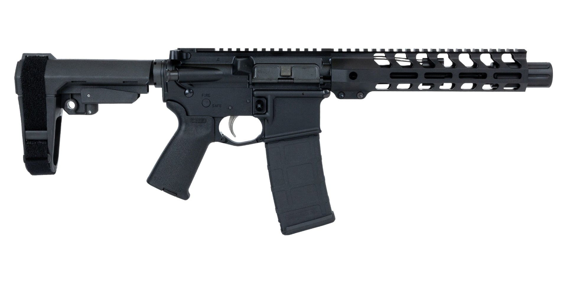 PSA 7.5" Pistol-Length 300AAC Nitride 9" Lightweight M-Lok MOE EPT SBA3 Pistol - 5165449807
