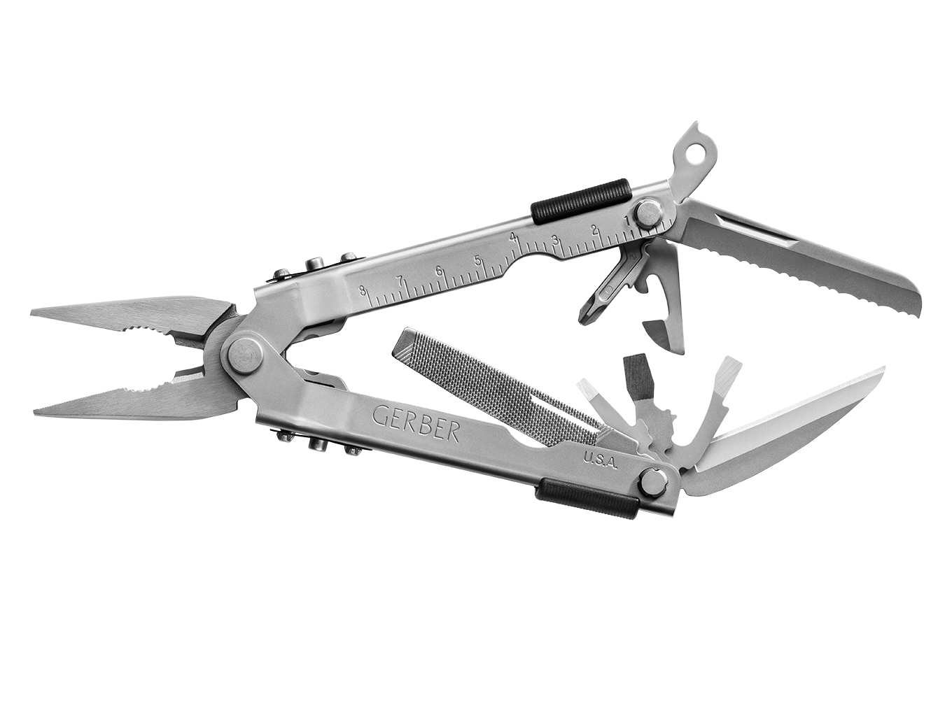 Gerber Multi-Plier 600 Needlenose Multi-tool, Stainless - 47530