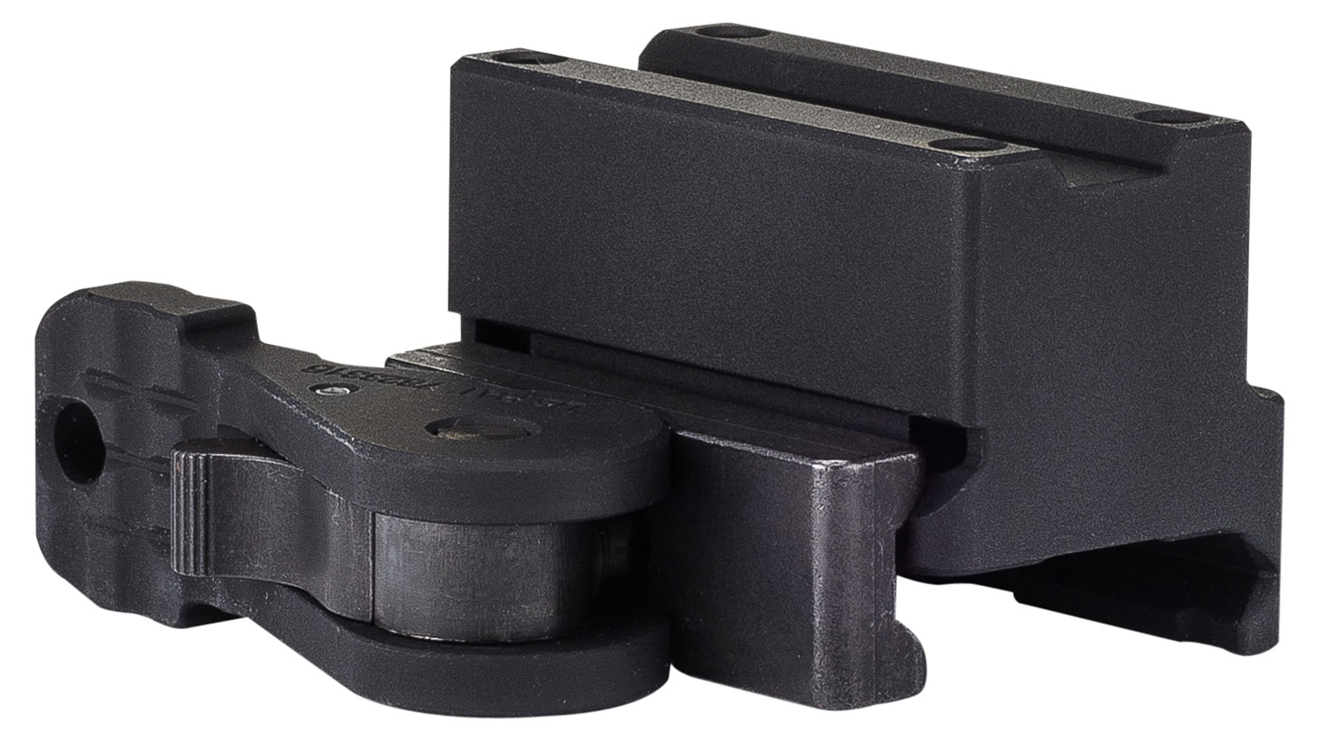 Trijicon Aircraft Grade Aluminum Levered Quick Release Full Co-Witness Mount, Anodized Matte Black - AC32083
