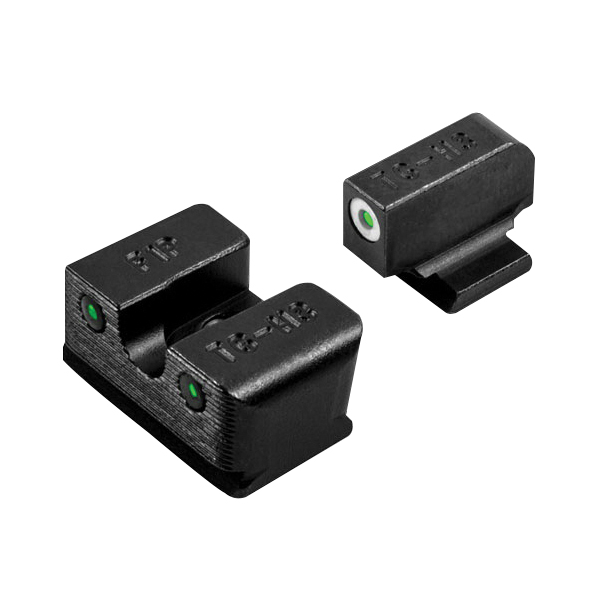 TruGlo Tritium Pro Front/Rear Night Sight Set for FNH FNP-9 and FNX-9 Compact Handguns - TG231F1W