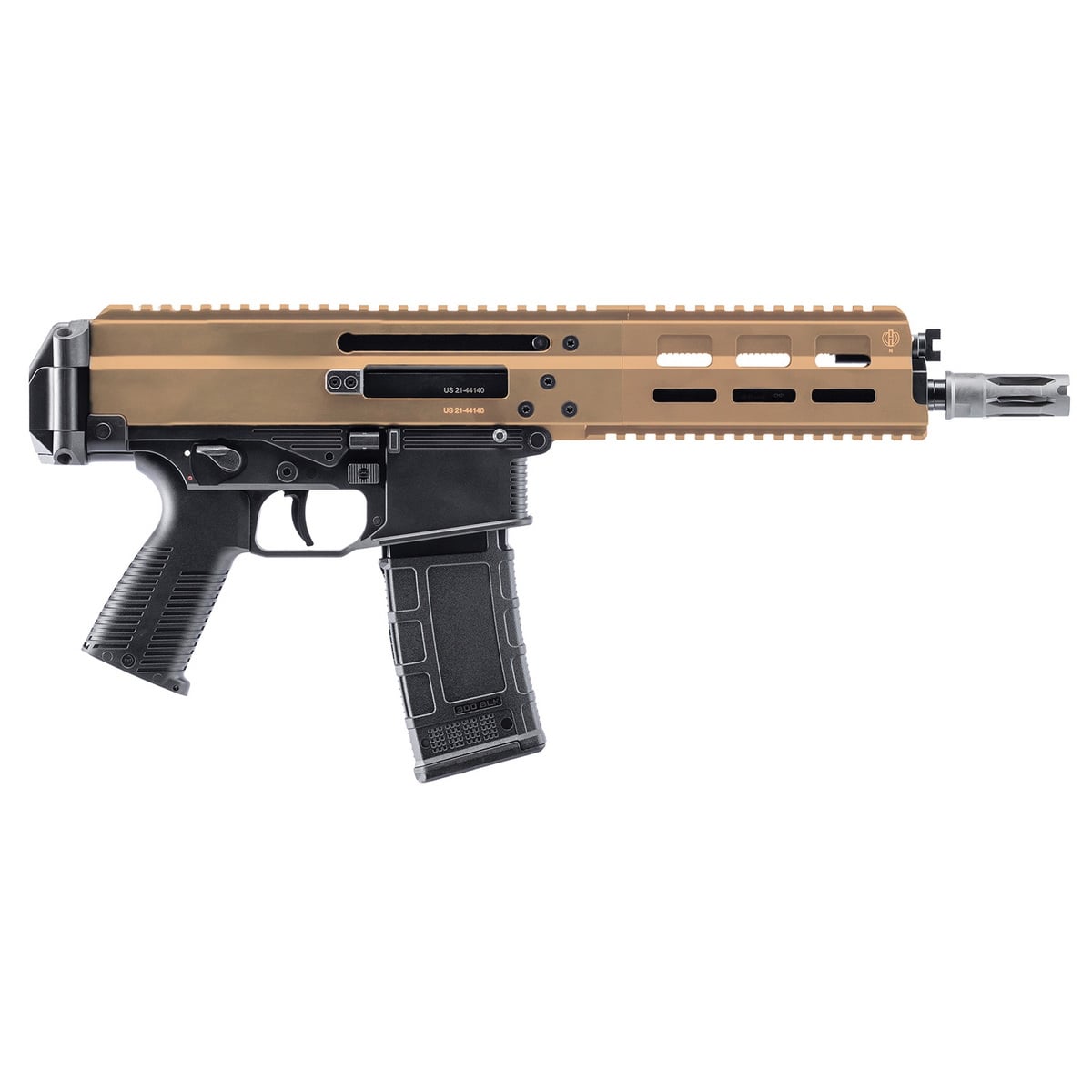 B&T USA APC Pro CT .300 AAC Blackout 10.50" AR Pistol, Coyote Tan - BT-361660-CT