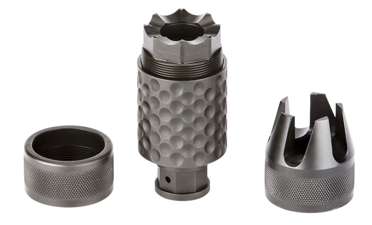 Spikes Tactical Barking Spider 2 1/2-28 Muzzle Brake, 5.56, Black Nitride - SAKB0100