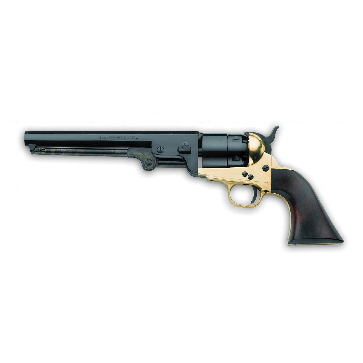 Pietta 1851 Navy .44 Cal 7.50" 6rd Revolver, Brass - REB44