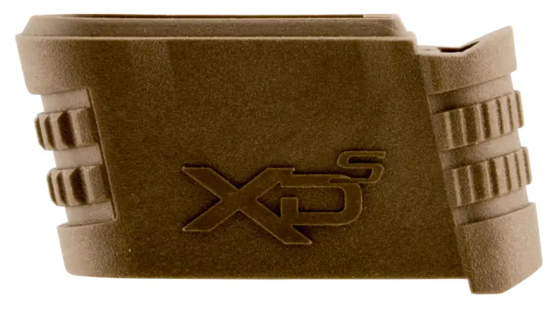 Springfield Armory XDS5901FDE Backstrap Sleeve made of Polymer with Flat Dark Earth Finish 1 Piece Design for 9mm Luger Springfield XD-S with #1 Backstrap