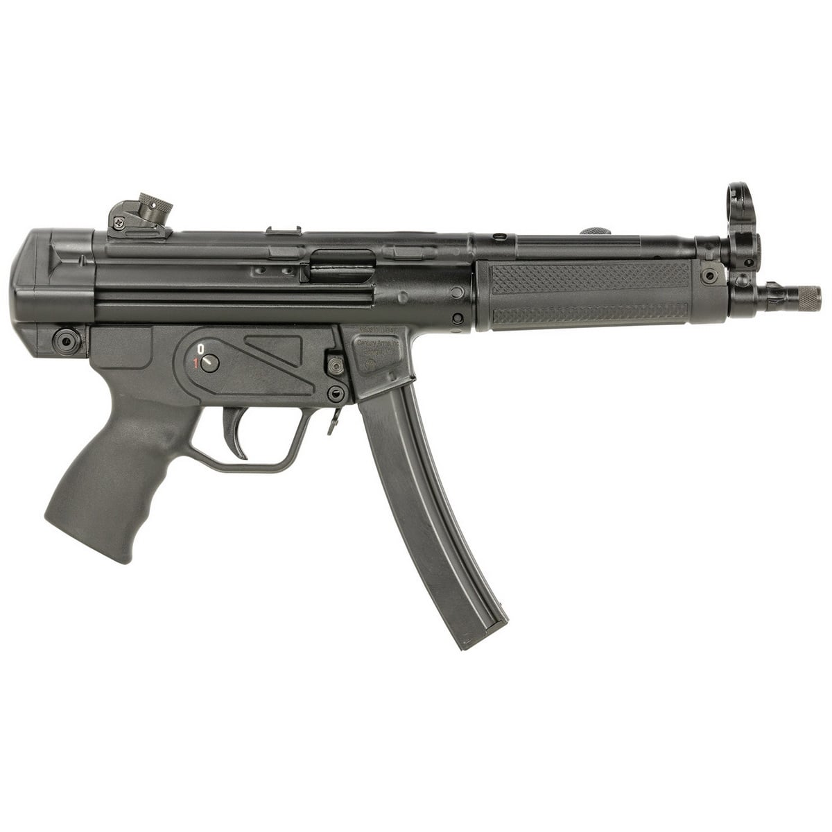 Century Arms HG6034ALN AP5 CORE 9mm Luger 30+1 8.90″ Threaded Barrel, Black, Stamped Metal Rec, Fixed Front/Drum Rear Sights, Includes Sling (1 Mag) - No Credit Card Fees - Low, flat rate shipping