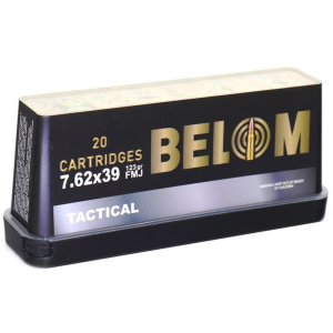 Belom Global Ordnance Belom Rifle Ammunition 7.62x39 123gr FMJ 2296 fps 480/ct (24-20/ct)