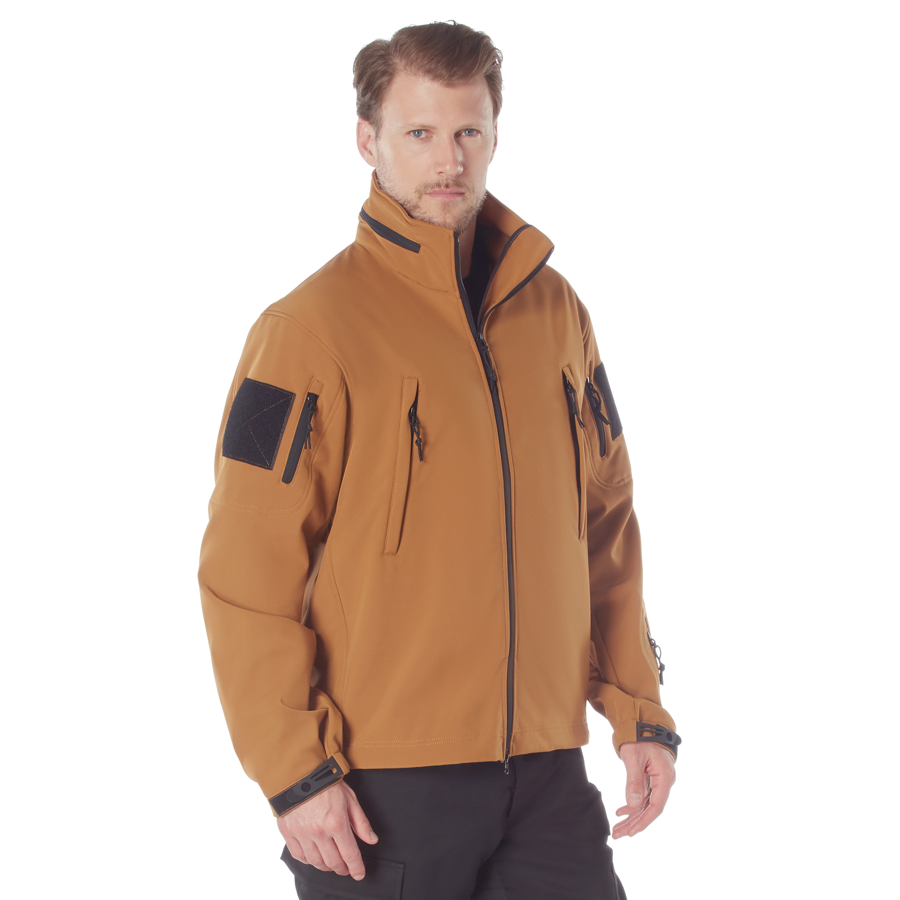 Rothco Special Ops Soft Shell Jacket - Work Brown, Large